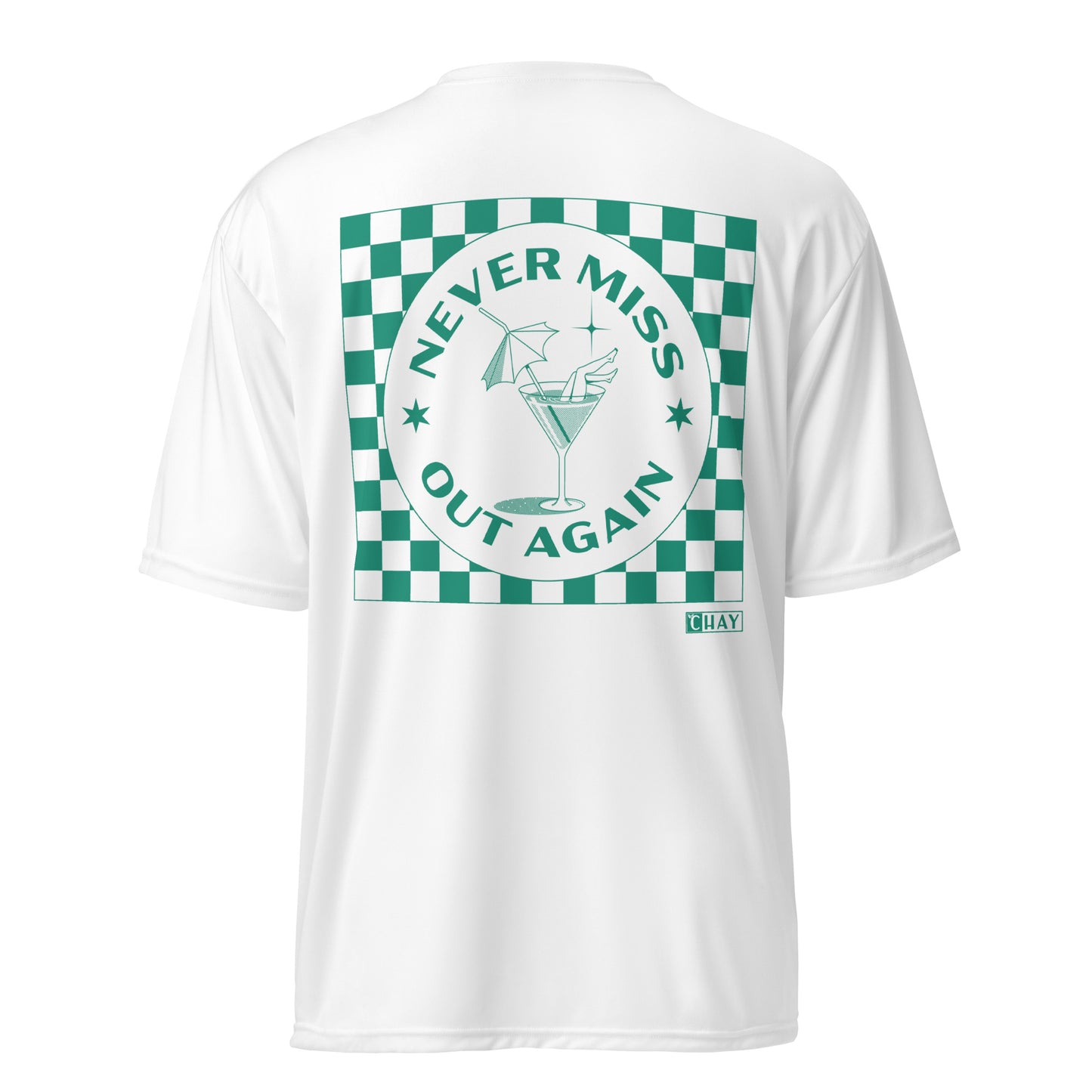 Unisex performance crew neck t-shirt