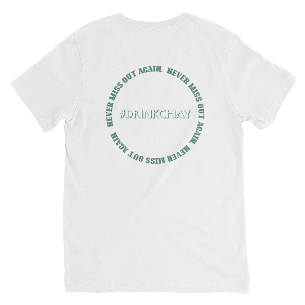 Unisex Short Sleeve V-Neck T-Shirt